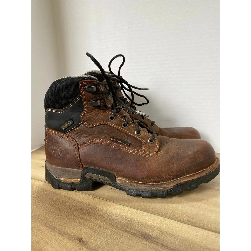 Georgia Boot Eagle One Waterproof 6” Work Boot Size 9W